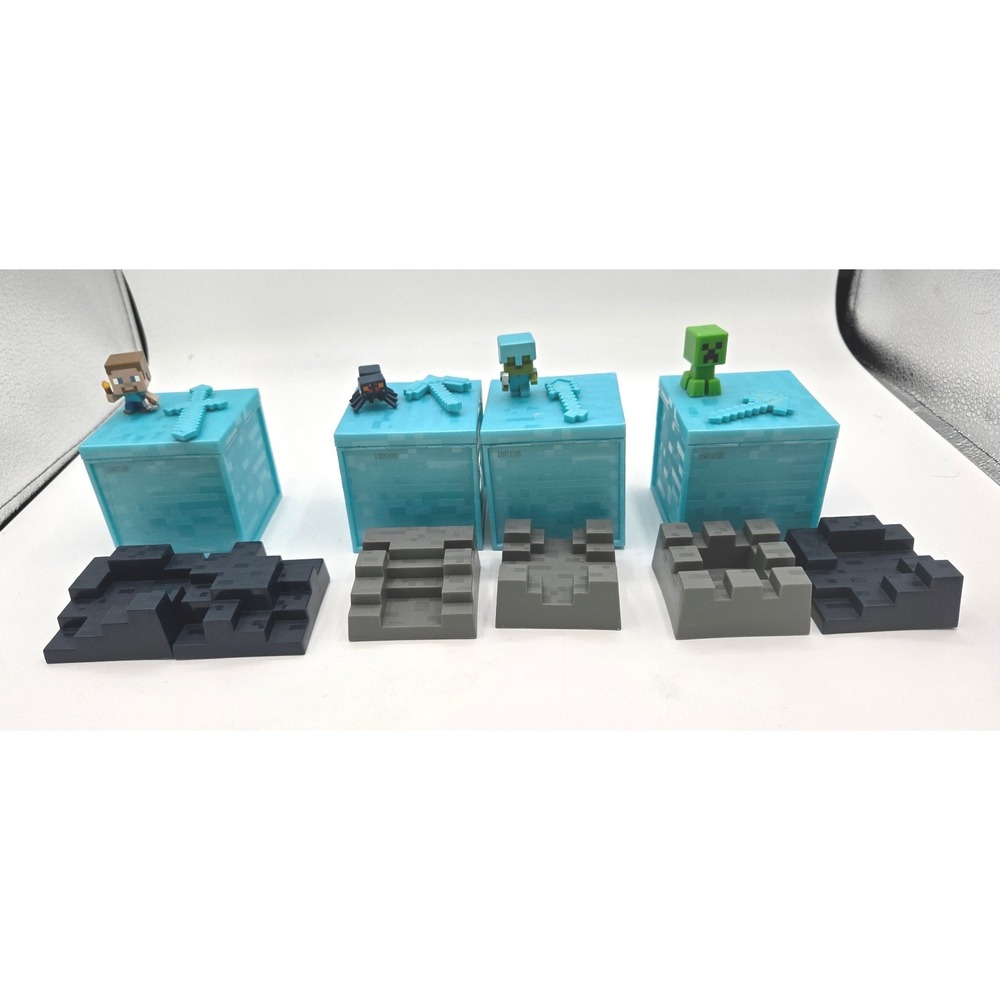 Minecraft Diamond Block Building Toy Set With‎ Figures